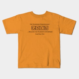 Periodic Table Cancer (b) Kids T-Shirt